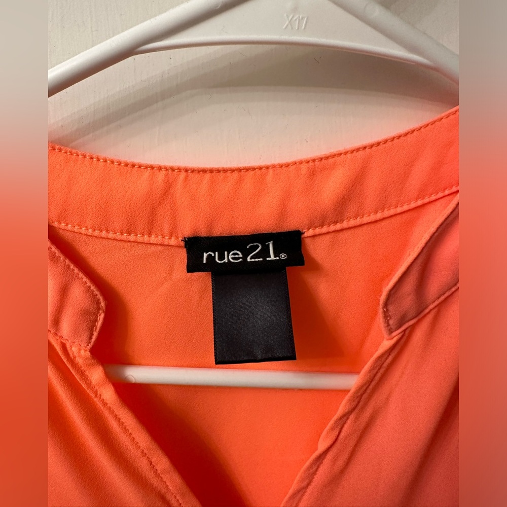Orange blouse